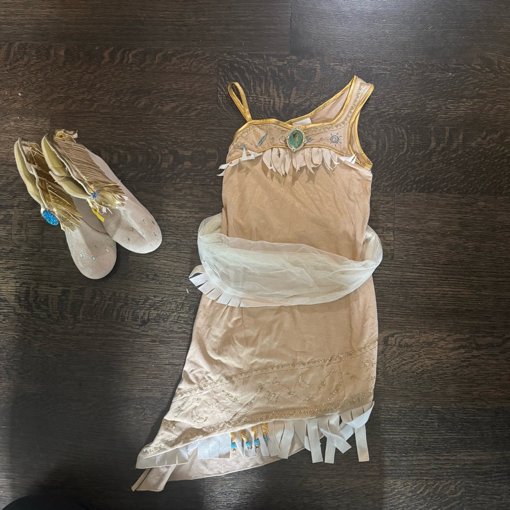 Pocahontas Kids Costume & Moccasins from Disney Store